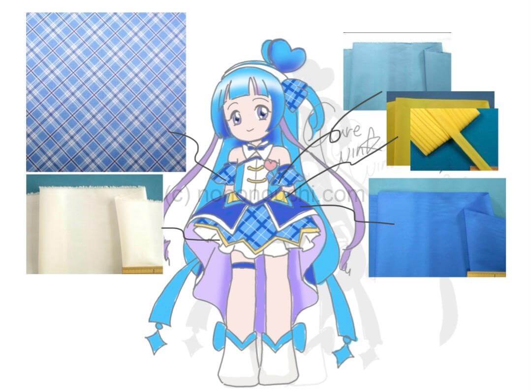 キュアウインク風 子供用衣装 キュアウインク風 子供用衣装