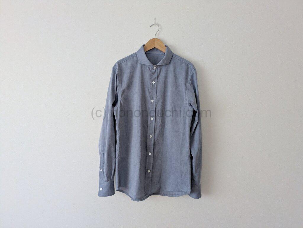 パターンレーベル メンズシャツ Mサイズ 完成写真